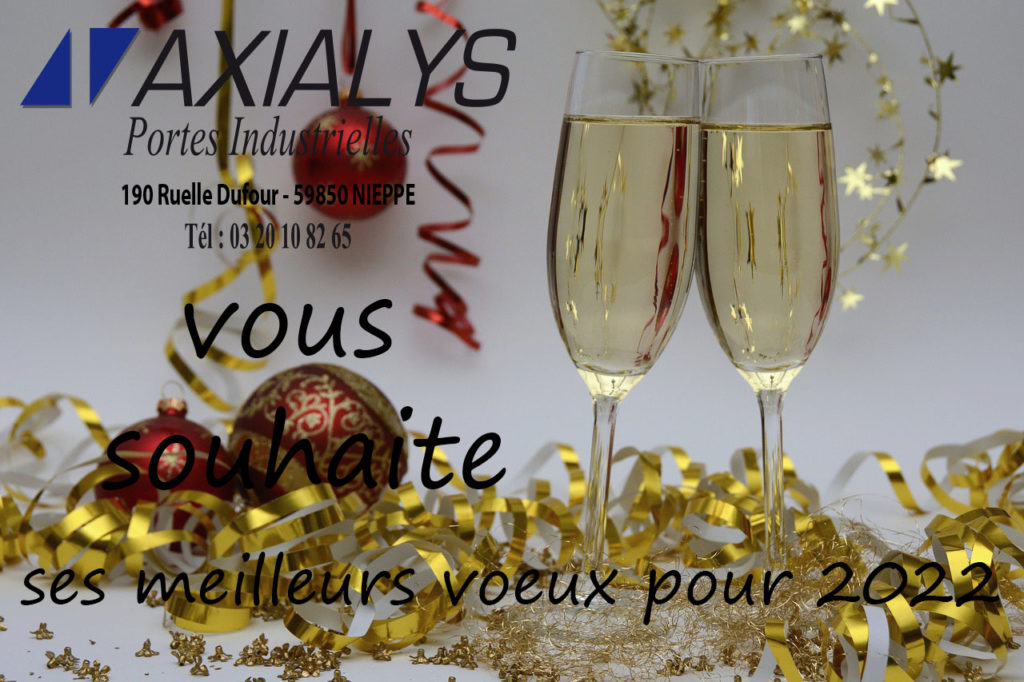 Axialys vous présente ses meilleurs voeux pour 2022